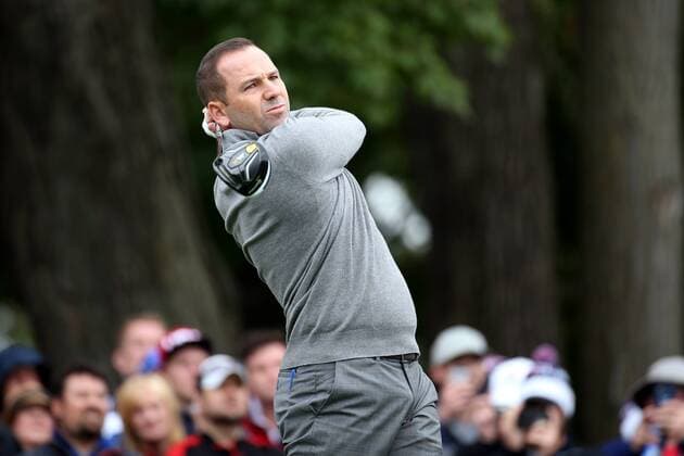 GOLF - Ryder Cup 2016 CHASKA,MINNESOTA,USA,28.SEP.16 - GOLF - Ryder Cup, Hazeltine National Golf Club. Image shows Sergio Garcia (ESP). GEPAxpictures xDanielxGoetzhaber