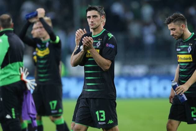 Lars Stindl ( 13, Borussia Moenchengladbach) nach dem Spiel enttaeuscht, Borussia Moenchengladbach vs FC Barcelona Barca UEFA Champions League, Qualifikation, 28.09.2016, Moenchengladbach Copyright: xDeutzmannx xEibner-Pressefotox EP_cdn