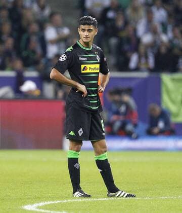 Mahmoud Dahoud (Bor. Moenchengladbach) disappointed after the Championsleague between Borussia Moenchengladbach and FC Barcelona Barca Borussiapark in Moenchengladbach on September 28., 2016. Borussia Mönchengladbach vs. FC Barcelona in der Champions League der Saison 2015 2016 am 28. September 2016.