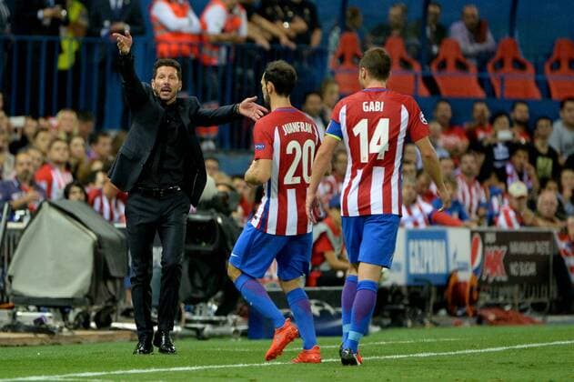 MADRID,SPAIN: Diego Pablo Simeone, manager of Atletico de Madrid during the UEFA Champions League Group D match between Atletico de Madrid and Bayern Munchen at Estadio Vicente Calderon on 28 09 2016, in MADRID, SPAIN. Photo by Sonia Canada Cordon Press  xSoniaxCanadax xx