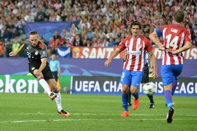 MADRID,SPAIN: Franck Ribery, 7 of FC Bayern Munchen during the UEFA Champions League Group D match between Atletico de Madrid and Bayern Munchen at Estadio Vicente Calderon on 28 09 2016, in MADRID, SPAIN. Photo by Sonia Canada Cordon Press  xSoniaxCanadax xx