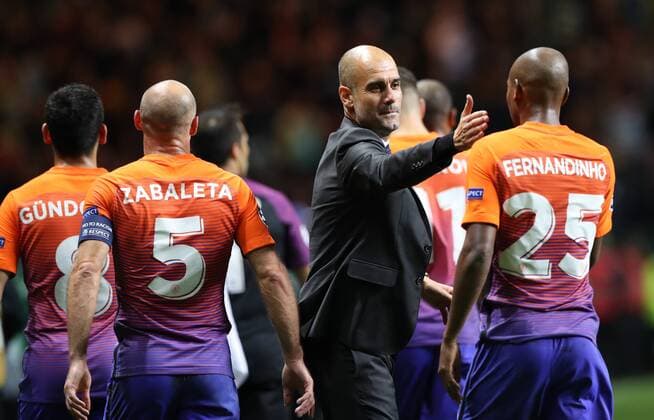 Football - 2016 2017 Champions League - Group C: Celtic vs Manchester City at Celtic Park Manchester City Manager Pep Guardiola COLORSPORT LYNNE CAMERON 