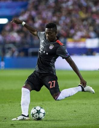during the match of Group stage of Champions League Atletico de Madrid and Bayern Munich at Vicente Calderon Stadium in Madrid. September 28, 2016.  (20160928023)