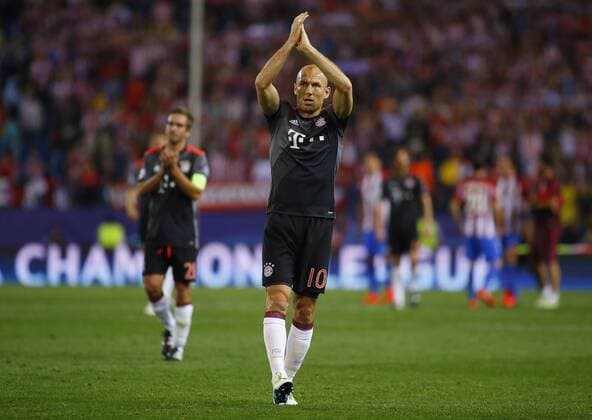 Robben. Champions League match between Atletico MAdrid and Bayern Munich. In this picture, Robben. xAngelxRiverox 
