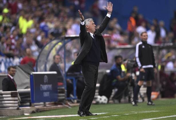 Ancelotti. Champions League match between Atletico MAdrid and Bayern Munich. In this picture, Ancelotti. xJUANxAGUADOx 