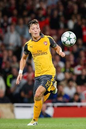Mesut Ozil (Arsenal), SEPTEMBER 28, 2016 - Football Soccer : Mesut Ozil of Arsenal during the UEFA Champions League Group Stage match between Arsenal and FC Basel at Emirates Stadium in London, England. Noxthirdxpartyxsales  (mdga012068)