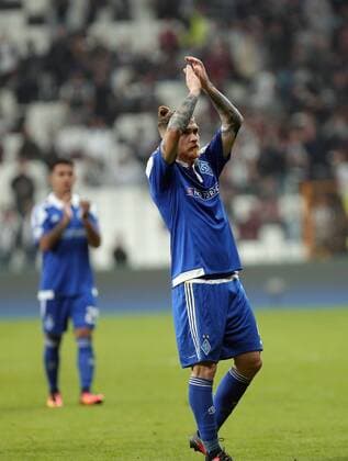 Dynomo Kyiv s Domagoj Vida during UEFA Champions League game between Besiktas and Dynamo Kyiv at Vodafone Stadium in Istanbul, 28th of September 2016.  15519920