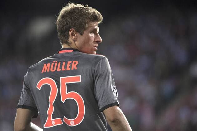 Thomas Müller beim UEFA Champions League Match Atletico Madrid gegen FC Bayern München (1:0) im Vicente-Calderon-Stadion. Madrid, 28.09.2016  Foto:xDyDxFotografosx xFuturexImage