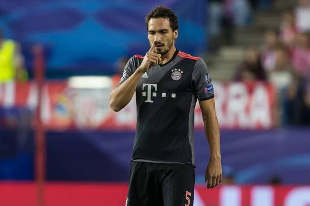 Madrid, Spain 28.09.2016, UEFA Champions League - 2016 17 Season, Group D - Matchday 2, Atletico Madrid - FC Bayern Muenchen, Mats Hummels (FCB) ( DeFodi048