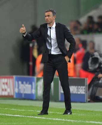 28.09.2016, Fussball UEFA Champions League 2016 17, Vorrunde, 2. Spieltag, Borussia Moenchengladbach - FC Barcelona Barca 1:2, Luis Enrique (FC Barcelona)