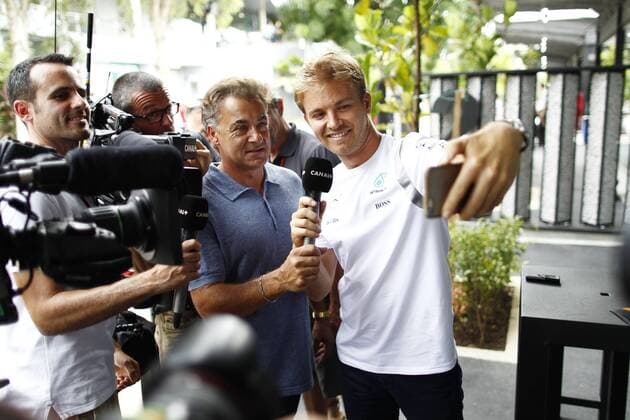 06 Nico Rosberg (GER, Mercedes AMG Petronas F1 Team), and Jean Alesi Motorsports: FIA Formula One World Championship WM Weltmeisterschaft 2016, Grand Prix of Malaysia, xHOCHxZWEIx