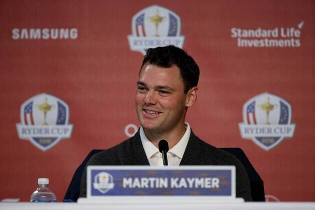 GOLF - Ryder Cup 2016 CHASKA,MINNESOTA,USA,29.SEP.16 - GOLF - Ryder Cup, Hazeltine National Golf Club, press conference PK Pressekonferenz Image shows Martin Kaymer (GER). GEPAxpictures xDanielxGoetzhaber