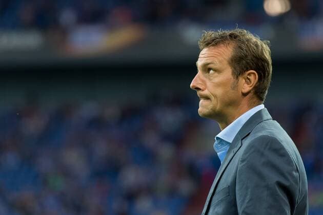 Gelsenkirchen, Germany 29.09.2016, UEFA Europa League - 2016 17 Season, Gruppenphase, 2. Spieltag - Matchday 2, FC Schalke 04 - FC Salzburg, Trainer Markus Weinzierl (S04) ( DeFodi001