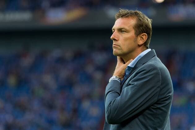 Gelsenkirchen, Germany 29.09.2016, UEFA Europa League - 2016 17 Season, Gruppenphase, 2. Spieltag - Matchday 2, FC Schalke 04 - FC Salzburg, Trainer Markus Weinzierl (S04) ( DeFodi001