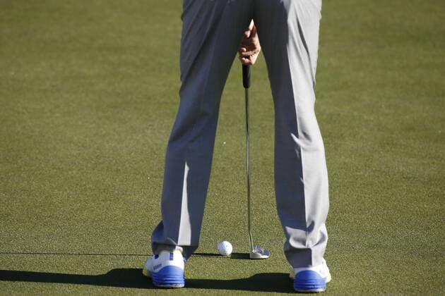 September 29, 2016: Chaska, MN, USA; Rory McIlroy practices his putting during practice for the 2016 Ryder Cup at Hazeltine National Golf Club in Chaska, MN. (Photo by Brian Spurlock Icon Sportswire) GOLF: SEP 29 PGA Golf Herren - Ryder Cup - 3rd Day Practice Round Icon16092927 EDITORIAL USE ONLY