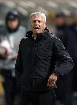 KRASNODAR, RUSSIA - SEPTEMBER 29, 2016: OGC Nice s head coach Lucien Favre in the 2016 17 UEFA Europe League Group I Round 2 football match against FC Krasnodar at the Kuban Stadium. Vitaly Timkiv TASS  TS032CBF