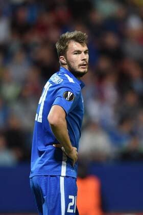 Nikolaj Komlicenko of Liberec during the European Football League second round, group J match FC Slovan Liberec vs PAOK FC Thessaloniki in Liberec, Czech Republic, September 29, 2016. (CTKxPhoto RadekxPetrasek) CTKPhotoP201609290994301  PER 5