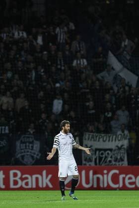 Jose Canas of PAOK during the European Football League second round, group J match FC Slovan Liberec vs PAOK FC Thessaloniki in Liberec, Czech Republic, September 29, 2016. (CTKxPhoto VitxCerny) CTKPhotoP201609291060501  CEV 11