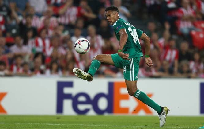 SOCCER - UEFA EL, Bilbao vs Rapid BILBAO,SPAIN,29.SEP.16 - SOCCER - UEFA Europa League, group stage, Athletic Club Bilbao vs SK Rapid Wien. Image shows Joelinton Cassio Apolinario de Lira (Rapid). Keywords: Wien Energie. GEPAxpictures xPhilippxBrem
