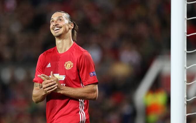 Football - 2016 2017 UEFA Europa League Manchester United ManU v FC Zorya Luhansk at Old Trafford Zlatan Ibrahimovic of Manchester United COLORSPORT LYNNE CAMERON 