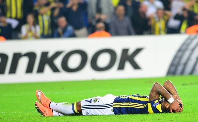 UEFA Europa League Group A day 2 match between Fenerbahce and Feyenoord at Ulker Stadium in Istanbul , Turkey , September 29 , 2016. Final Score : Fenerbahce 1 - Feyenoord 0 Pictured: Jeremain Lens of Fenerbahce. 