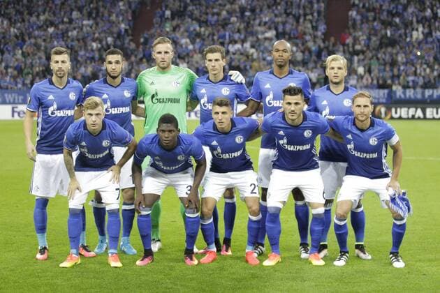 29.09.2016. Gelsenkirchen, Germany. UEFA Champions League. Schalke 04 versus FC Red Bull Salzburg Stadium Veltins Arena. Team Schalke 04 xlaurent.lairysx  ActionPlus11794619
