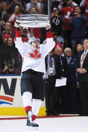 Kanadas Sidney Crosby - Toronto - Eishockey, World Cup of Hockey, Nationalteam Länderspiel, Finale, Europa vs. Kanada.  Copyright: JOELxMARKLUND BB160929JM026