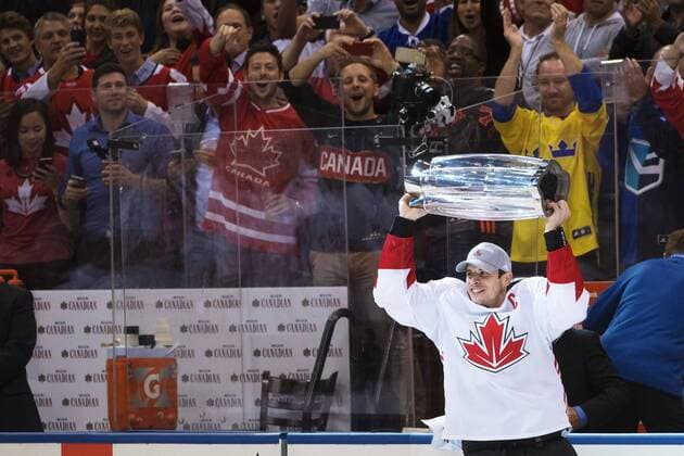 Kanadas Sidney Crosby - Toronto - Eishockey, World Cup of Hockey, Nationalteam Länderspiel, Finale, Europa vs. Kanada.  Copyright: JOELxMARKLUND BB160929JM027