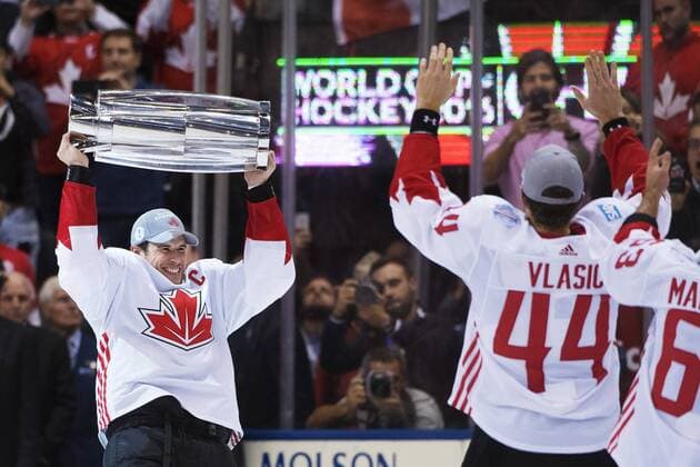 Themen der Woche - SPORT Bilder des Tages - SPORT Kanadas Sidney Crosby - Toronto - Eishockey, World Cup of Hockey, Nationalteam Länderspiel, Finale, Europa vs. Kanada.  Copyright: JOELxMARKLUND BB160929JM028