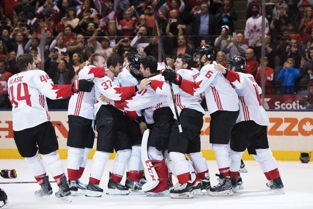 Toronto - Eishockey, World Cup of Hockey, Nationalteam Länderspiel, Finale, Europa vs. Kanada.  Copyright: JOELxMARKLUND BB160929JM039