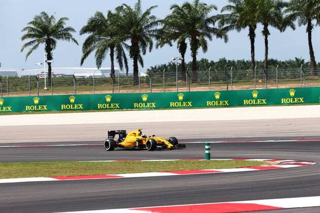 Formel 1, GP Malaysia, Freies Training Malaysian Grand Prix, Sepang 29 September - 2 October 2016 30.09.2016 - Free Practice 1, Jolyon Palmer (GBR) Renault F1 Team RS16 