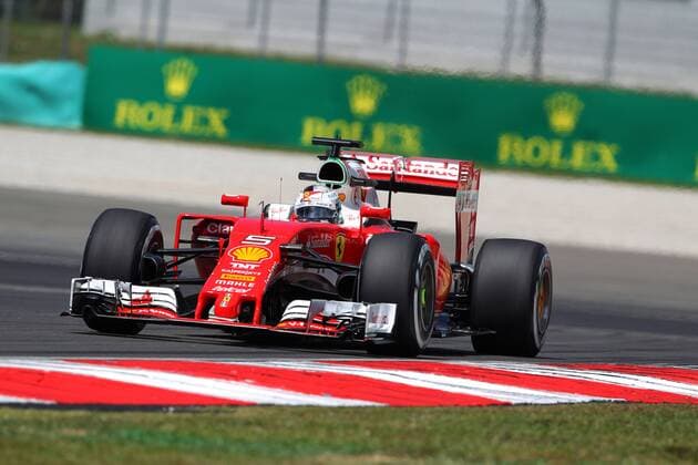 Formel 1, GP Malaysia, Freies Training Malaysian Grand Prix, Sepang 29 September - 2 October 2016 30.09.2016 - Free Practice 1, Sebastian Vettel (GER) Scuderia Ferrari SF16-H 