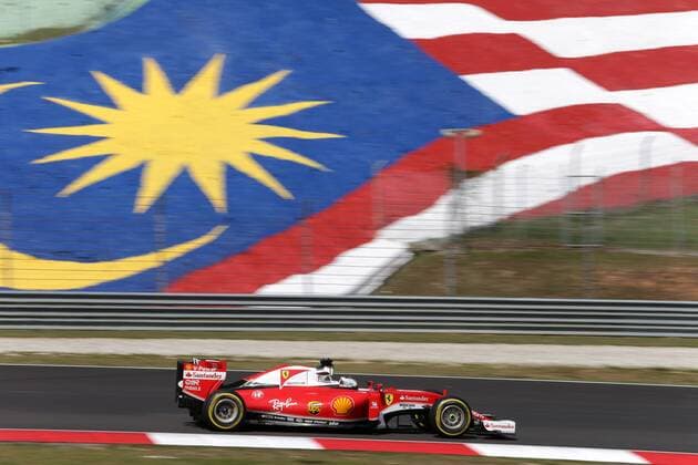 Formel 1, GP Malaysia, Freies Training Malaysian Grand Prix, Sepang 29 September - 2 October 2016 30.09.2016 - Free Practice 1, Sebastian Vettel (GER) Scuderia Ferrari SF16-H 