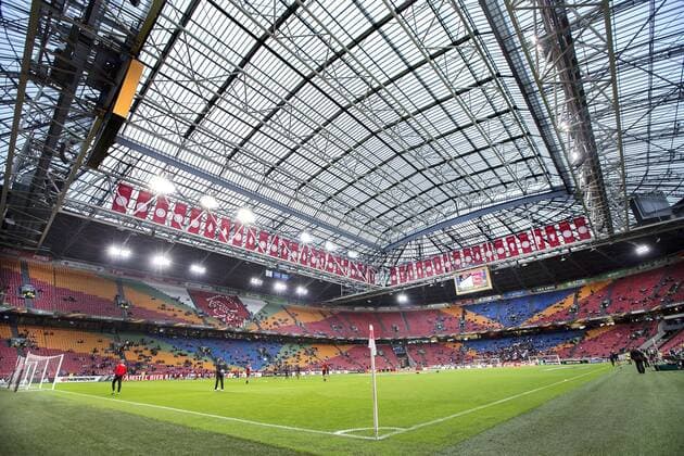 general view stadium Arena during the UEFA Europa League group G match between Ajax Amsterdam and Standard Li& 232;ge at the Amsterdam Arena on September 29, 2016 in Amsterdam, The Netherlands Ajax Amsterdam v Standard Li& 232;ge UEFA Europa League 2016 2017 xVIxxIVx 6314830