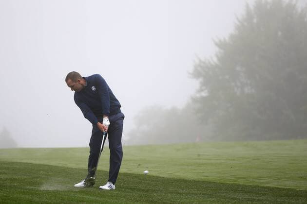 GOLF - Ryder Cup 2016 CHASKA,MINNESOTA,USA,30.SEP.16 - GOLF - Ryder Cup, Hazeltine National Golf Club. Image shows Sergio Garcia (ESP). GEPAxpictures xDanielxGoetzhaber