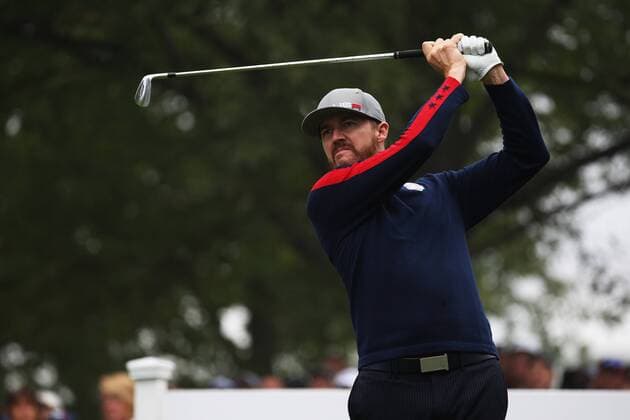 GOLF - Ryder Cup 2016 CHASKA,MINNESOTA,USA,30.SEP.16 - GOLF - Ryder Cup, Hazeltine National Golf Club. Image shows Jimmy Walker (USA). GEPAxpictures xDanielxGoetzhaber