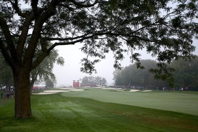 GOLF - Ryder Cup 2016 CHASKA,MINNESOTA,USA,30.SEP.16 - GOLF - Ryder Cup, Hazeltine National Golf Club. Image shows an overview. GEPAxpictures xDanielxGoetzhaber