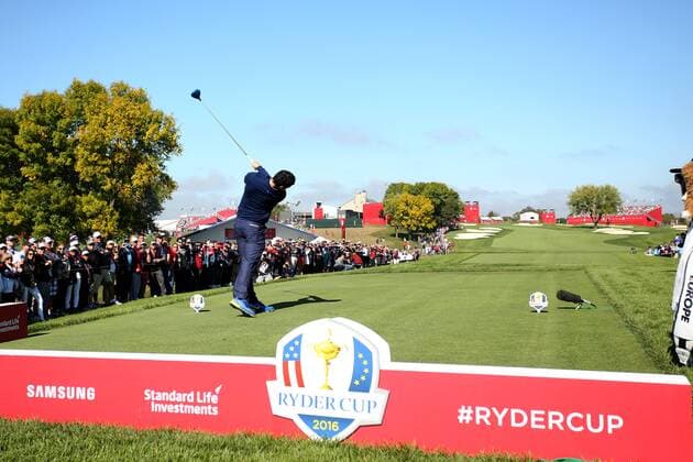 GOLF - Ryder Cup 2016 CHASKA,MINNESOTA,USA,30.SEP.16 - GOLF - Ryder Cup, Hazeltine National Golf Club. Image shows Rory Mcilroy (IRL). GEPAxpictures xDanielxGoetzhaber