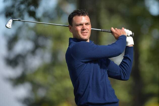 European team member Martin Kaymer hits off of the 13th tee during day 1 of the 2016 Ryder Cup at Hazeltine National Golf Club in Chaska, Minnesota on September 30, 2016.  MIN20160930312 KEVINxDIETSCH