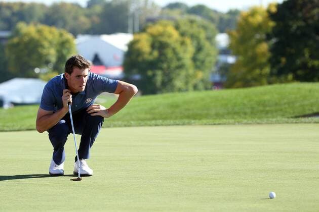 GOLF - Ryder Cup 2016 CHASKA,MINNESOTA,USA,30.SEP.16 - GOLF - Ryder Cup, Hazeltine National Golf Club. Image shows Thomas Pieters (BEL). GEPAxpictures xDanielxGoetzhaber
