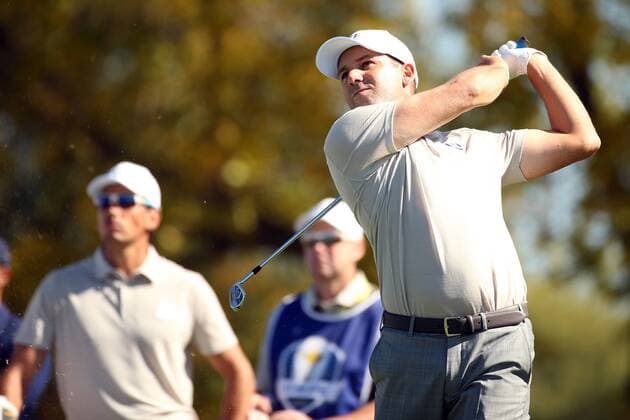 GOLF - Ryder Cup 2016 CHASKA,MINNESOTA,USA,01.OKT.16 - GOLF - Ryder Cup, Hazeltine National Golf Club. Image shows Sergio Garcia (ESP). GEPAxpictures xDanielxGoetzhaber