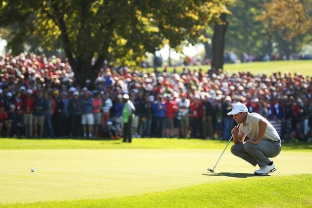 GOLF - Ryder Cup 2016 CHASKA,MINNESOTA,USA,01.OKT.16 - GOLF - Ryder Cup, Hazeltine National Golf Club. Image shows Sergio Garcia (ESP). GEPAxpictures xDanielxGoetzhaber