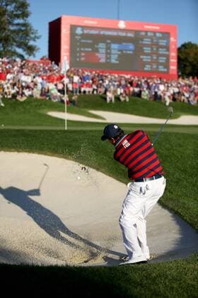 GOLF - Ryder Cup 2016 CHASKA,MINNESOTA,USA,01.OKT.16 - GOLF - Ryder Cup, Hazeltine National Golf Club. Image shows Phil Mickelson (USA). GEPAxpictures xDanielxGoetzhaber