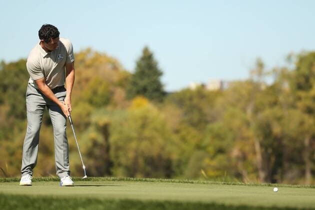 GOLF - Ryder Cup 2016 CHASKA,MINNESOTA,USA,01.OKT.16 - GOLF - Ryder Cup, Hazeltine National Golf Club. Image shows Rory McIlroy (IRL). GEPAxpictures xDanielxGoetzhaber