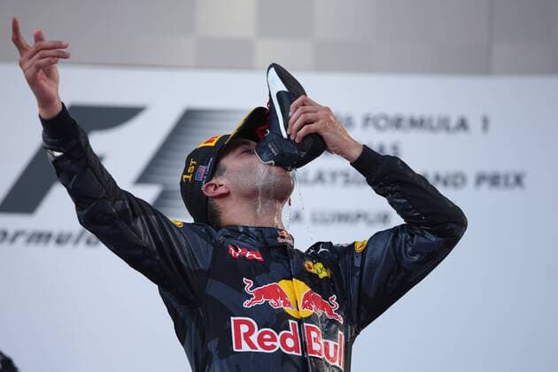 Malaysian Grand Prix, Sepang 29 September - 2 October 2016 02.10.2016 - Race, Daniel Ricciardo (AUS) Red Bull Racing RB12 race winner 
