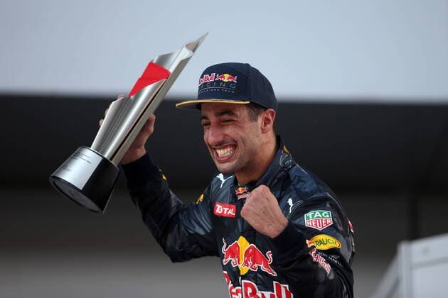Malaysian Grand Prix, Sepang 29 September - 2 October 2016 02.10.2016 - Race, Daniel Ricciardo (AUS) Red Bull Racing RB12 race winner 