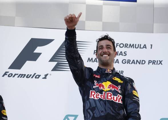 Motorsports: FIA Formula One World Championship WM Weltmeisterschaft 2016, Grand Prix of Malaysia, 3 Daniel Ricciardo (AUS, Red Bull Racing), xHOCHxZWEIx