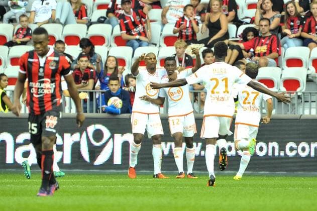 Fußball, OGC Nizza - FC Lorient lorient FOOTBALL : OGC Nice vs FC Lorient - Ligue 1 - 02 10 2016 NorbertScanella Panoramic 