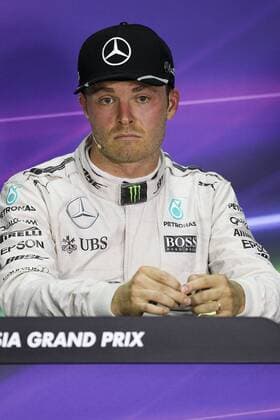02 October 2016: Nico Rosberg of Mercedes AMG Petronas F1 Team at the post race press conference PK Pressekonferenz after the completion of the race of the Formula 1 Petronas Malaysia Grand Prix held at Sepang International Circuit in Sepang, Malaysia. (Photo by Hazrin Yeob Men Shah Icon Sportswire) AUTO: OCT 02 Formula 1 - Malaysia Grand Prix Icon3781610028099 EDITORIAL USE ONLY