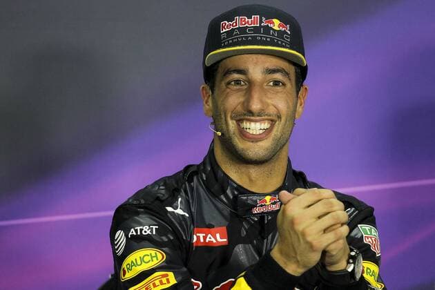02 October 2016: Daniel Ricciardo of Red Bull Racing at the post race press conference PK Pressekonferenz after the completion of the race of the Formula 1 Petronas Malaysia Grand Prix held at Sepang International Circuit in Sepang, Malaysia. (Photo by Hazrin Yeob Men Shah Icon Sportswire) AUTO: OCT 02 Formula 1 - Malaysia Grand Prix Icon3781610028104 EDITORIAL USE ONLY